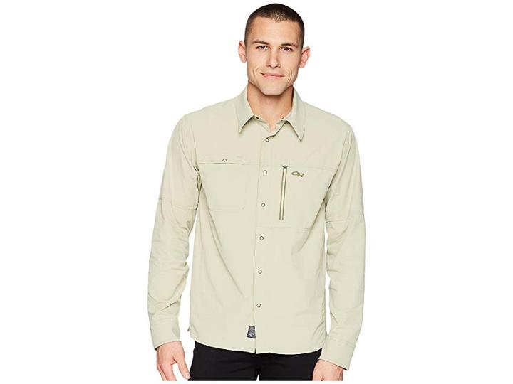 Outdoor Research Ferrosi Utility Long Sleeve Shirt (cairn) Men's Clothing