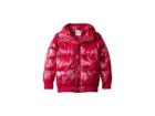 Appaman Kids Puffy Coat With Hood And Front Pockets (toddler/little Kids/big Kids) (sparkle Fuchsia) Girl's Coat