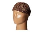 Scala Knit Headband W/ Flower (chocolate) Headband