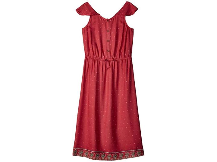 Roxy Kids Blooming Love Dress (big Kids) (holly Berry Perfect Wave Border) Girl's Dress
