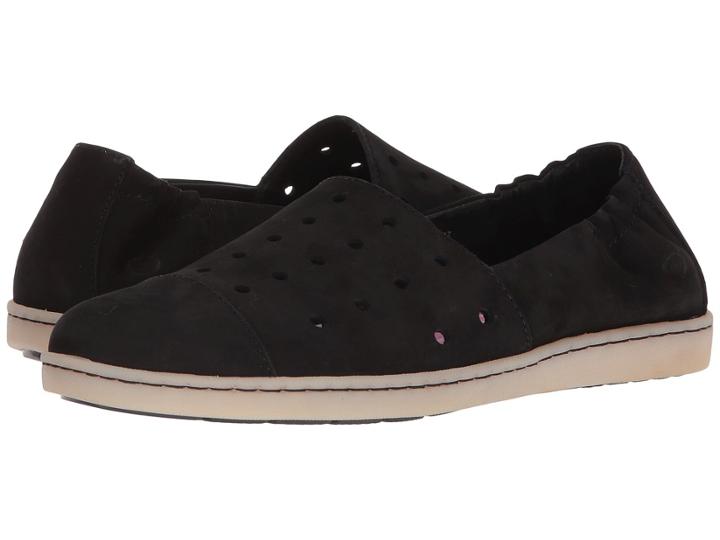 Born Kristin (black Nubuck) Women's Flat Shoes
