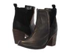 Diba True Later On (black Gold Leather/suede) Women's Boots