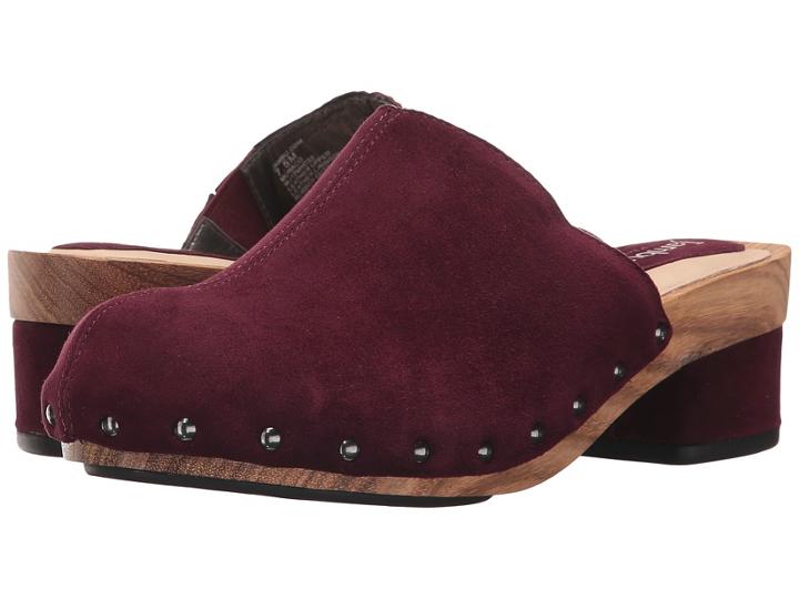 Jambu Monaco (wine Solid Kid Suede) Women's Clog/mule Shoes