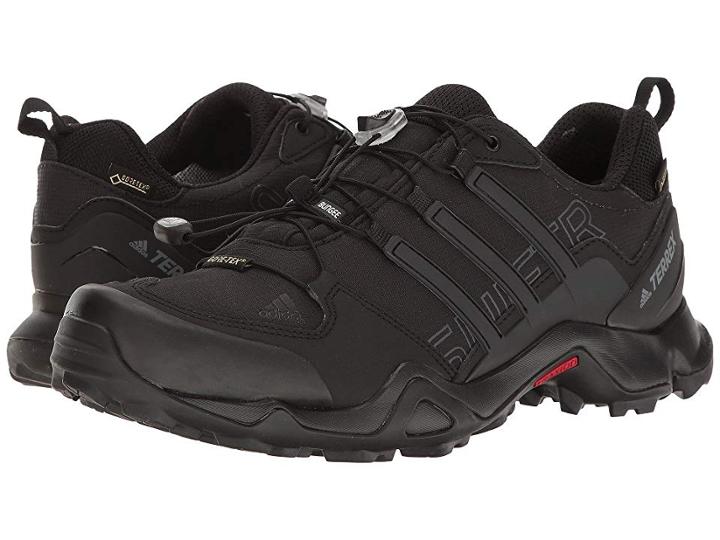 Adidas Outdoor Terrex Swift R Gtx (black/black/dark Grey) Men's Shoes
