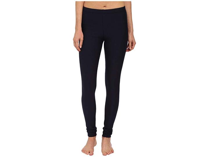 Plush Fleece-lined Cotton Legging (navy) Women's Casual Pants