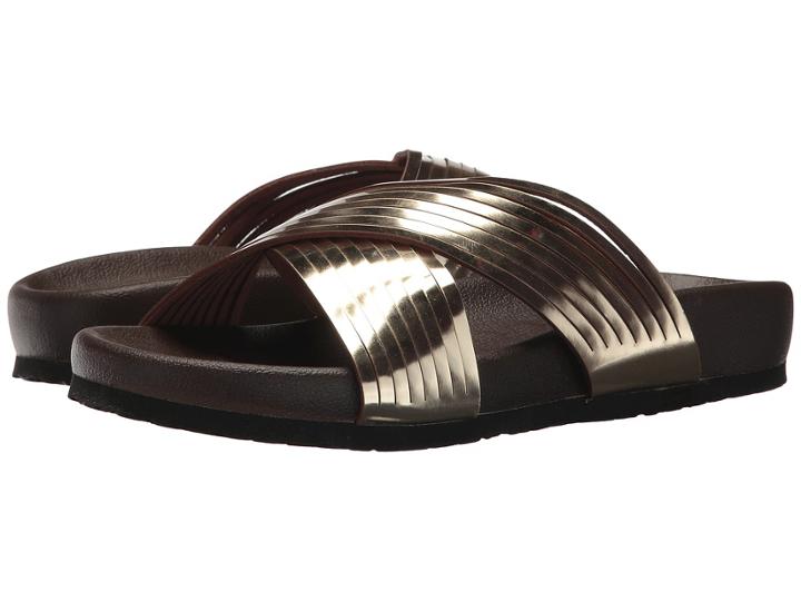 Volatile Barbeau (gold) Women's Sandals