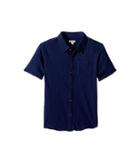 Appaman Kids Beach Shirt (toddler/little Kids/big Kids) (navy Blue) Boy's Clothing