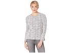 Bcbgeneration Tie Back Long Sleeve Knit Top (multi) Women's Clothing