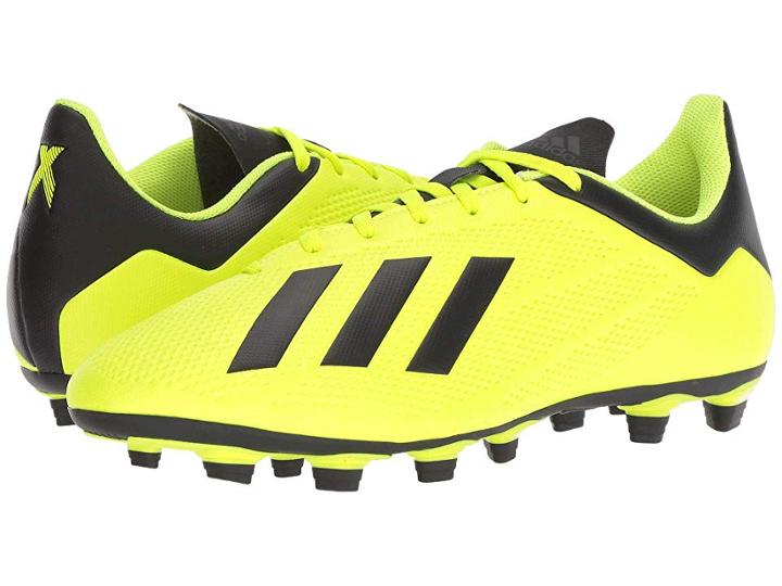 Adidas X 18.4 Fg (solar Yellow/black/white) Men's Soccer Shoes