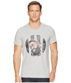 Adidas Harden Geeked Up Head Tee (medium Grey Heather/black) Men's T Shirt