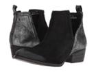 Diba True Stop By (black/pewter Suede/leather) Women's Boots