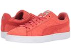 Puma Suede Caribbean Floral (hot Coral/spectra Green) Men's  Shoes