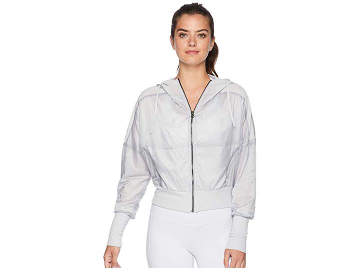 Alo Aqua Jacket (dove Grey) Women's Coat