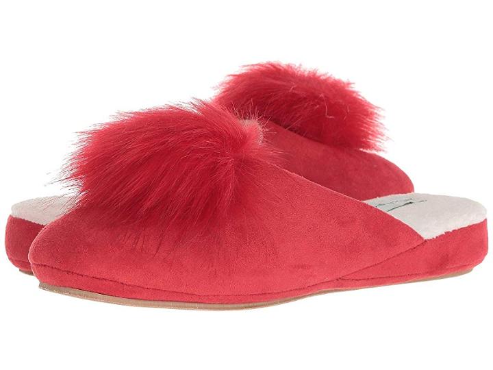 Patricia Green Pretty Pouf (red) Women's Slippers