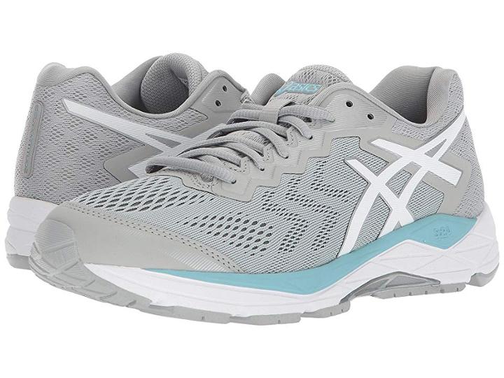 Asics Gel-fortitude(r) 8 (mid Grey/white/porcelain Blue) Women's Running Shoes