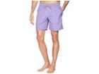 Bugatchi Starfish Toss Swim Trunk (lilac) Men's Swimwear