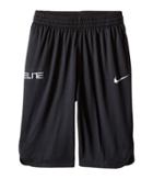 Nike Kids Elite Basketball Short (little Kids/big Kids) (black/black/wolf Grey) Boy's Shorts