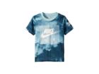 Nike Kids Air Cloud Short Sleeve Tee (little Kids) (ocean Bliss) Boy's T Shirt