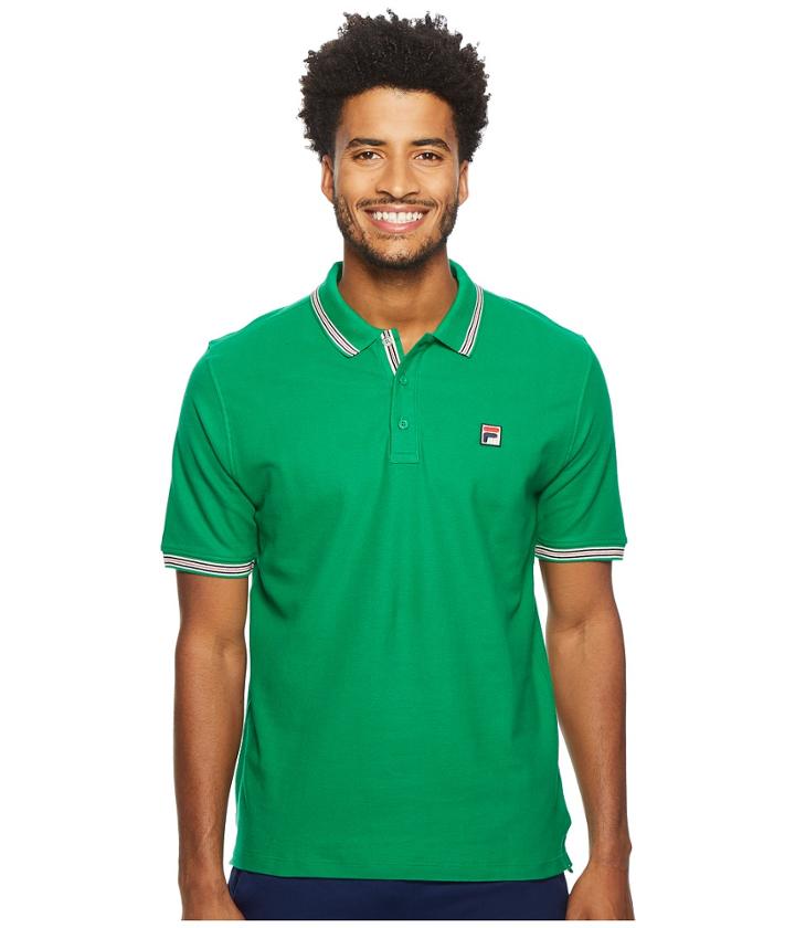 Fila Matcho 3 Polo (kelly Green) Men's Clothing
