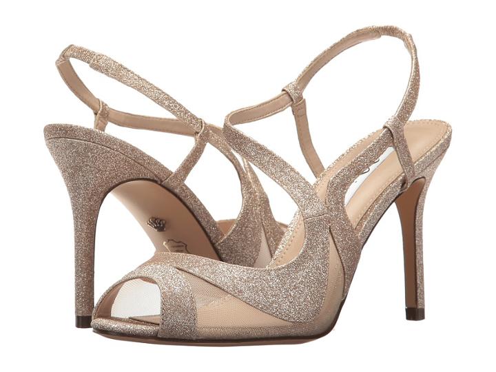 Nina Regina (platino/champagne Micro Glitter/mesh) High Heels
