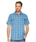 Royal Robbins Ultra Light Short Sleeve Shirt (blue Stone) Men's Short Sleeve Button Up