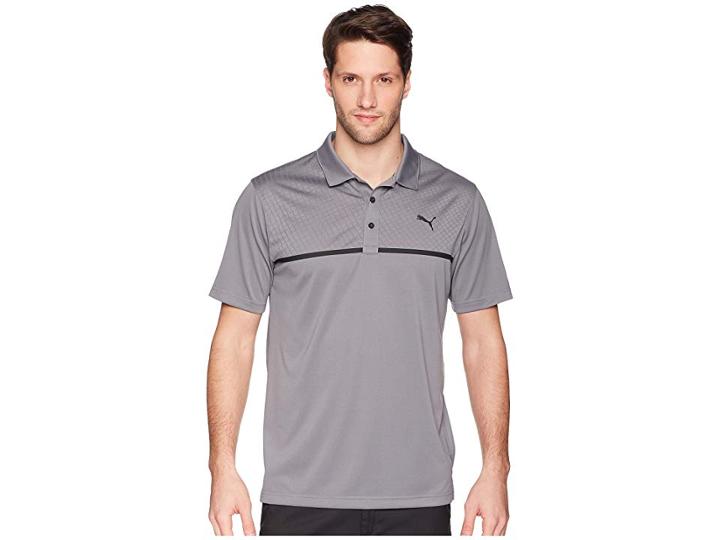 Puma Golf Nardo Grey Polo (quiet Shade) Men's Short Sleeve Pullover