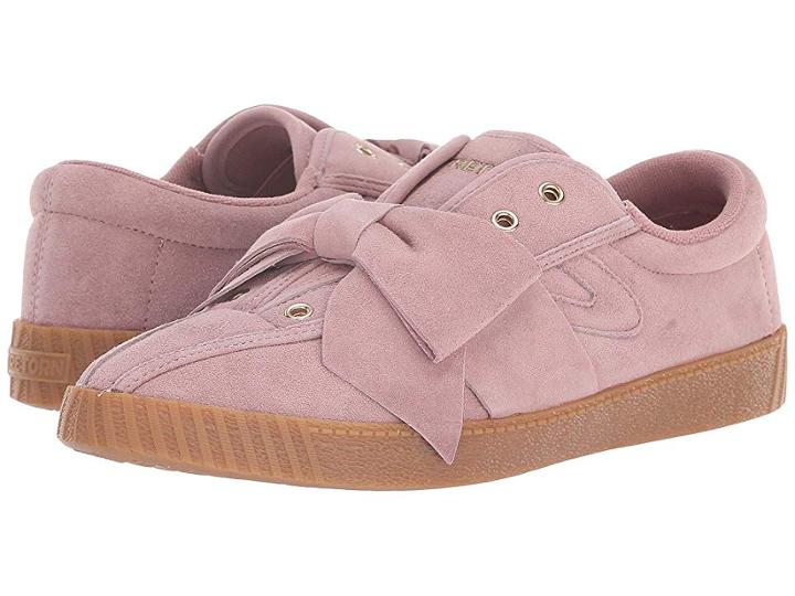 Tretorn Nylite Bow 6 (pink Lilac) Women's Shoes