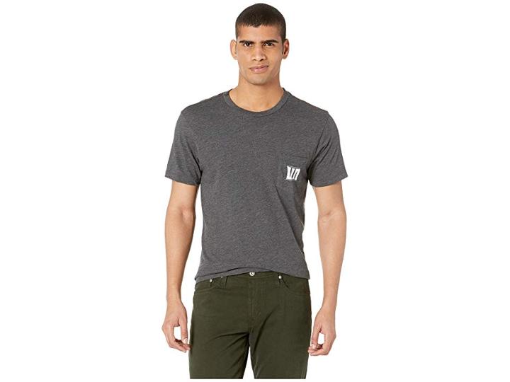 Rvca Sagebrush Tee (black) Men's Clothing