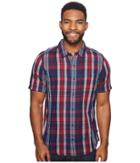 Toad&co Beckmen Short Sleeve Slim Shirt (brick Red) Men's Clothing