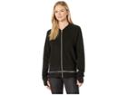 Shape Activewear Sublime Double Layer Jacket (black/grey Heather) Women's Coat