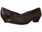 Soft Style Pleats Be With You (dark Brown) Women's 1-2 Inch Heel Shoes