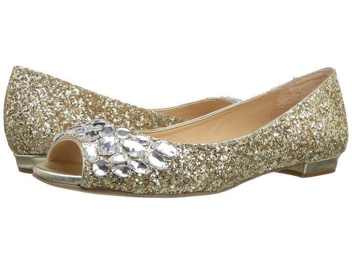 Jewel Badgley Mischka Claire (platino) Women's Shoes