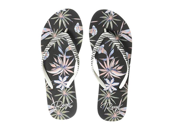Roxy Portofino Ii (black/white Fade) Women's Sandals