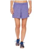 Nike Flex Attack Training Short (fusion Violet/heather/light Racer Blue) Women's Shorts