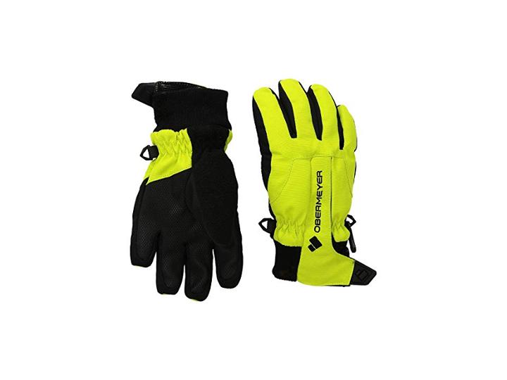 Obermeyer Kids Thumbs Up Gloves (little Kids/big Kids) (green Flash) Extreme Cold Weather Gloves