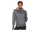 Reebok Fleece Cowl Neck Sweatshirt (dark Grey Heather) Women's Sweatshirt