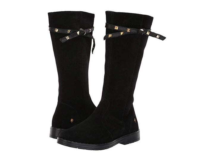 Primigi Kids Pry 24405 (little Kid) (black Suede) Girl's Shoes