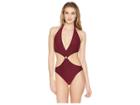 Vince Camuto Shore Shades Ring Monokini (fig) Women's Swimsuits One Piece
