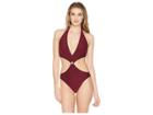 Vince Camuto Shore Shades Ring Monokini (fig) Women's Swimsuits One Piece