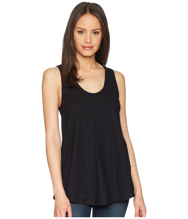 Toad&co Papyrus Flowy Tank Top (black) Women's Sleeveless