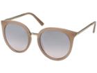 Guess Gf0324 (milky Blush With Rose Gold/pink Gradient Flash Lens) Fashion Sunglasses