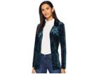 Tribal Long Sleeve Notch Collar Jacket (celestial) Women's Coat