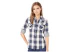 Dakine Maui Pocket Shirt (blue Jean Plaid) Women's Clothing