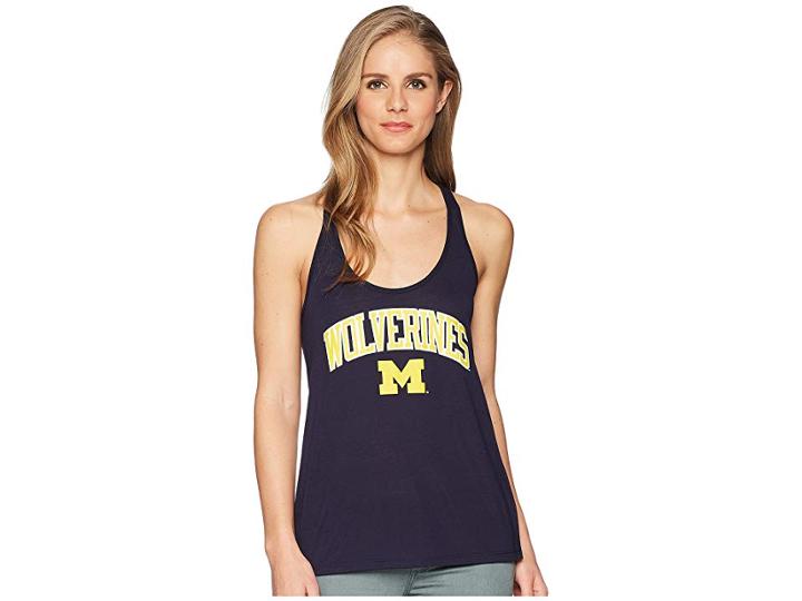 Champion College Michigan Wolverines Eco(r) Swing Tank Top (navy) Women's Sleeveless