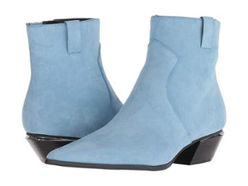 Calvin Klein Nanuka (dusty Blue Kid Suede) Women's Boots