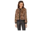 J.o.a. Leopard Faux Fur Bomber Jacket (leopard) Women's Coat