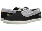 Lacoste Jouer Deck 117 1 Cam (black) Men's Shoes