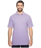 Polo Ralph Lauren Big Tall Basic Mesh Short Sleeve Knit (new Lilac Heather) Men's Clothing