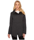 Hurley Therma Winchester Fleece Jacket (black Heather) Women's Coat