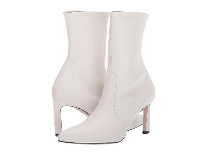Stuart Weitzman Rapture 75 (oyster Lush Nappa) Women's Shoes